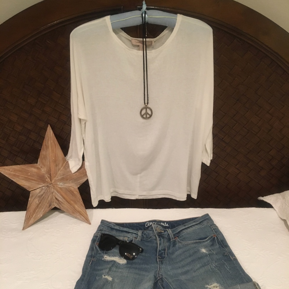 Flowy, Casual, Long-sleeve Blouse- Forever 21